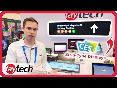 Highlight of CES 2026: faytech's Strip-Type Display Solutions