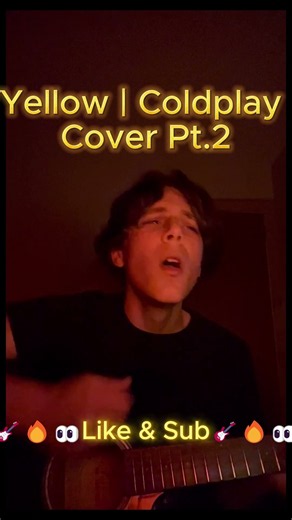 🔥👀NEW COVER SONG👀🔥Yellow pt.2 | Coldplay#coldplay #music #video #guitar #guitarcover