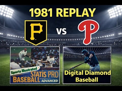 1981 Statis Pro Advanced with Digital Diamond Baseball