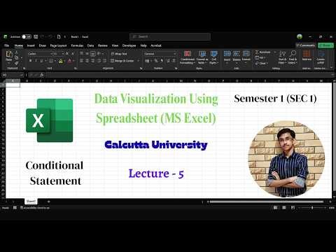 MS Excel Lec 5 || Conditional Statement || Computer Science Major || Minor || CU || SEC 1