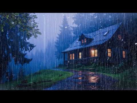 Goodbye Insomnia With Heavy Rain Sound | Rain Sounds For Relaxing Your Mind And Sleep Tonight, ASMR
