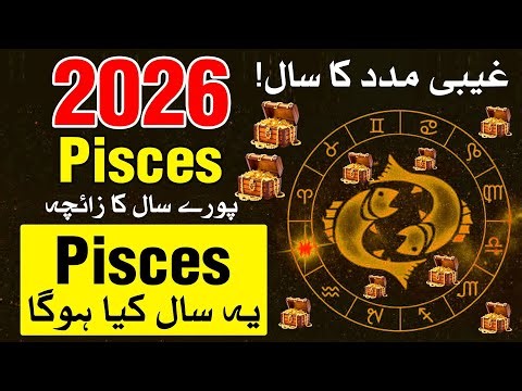 Pisces 2026 Yearly Horoscope | Mehrban Ali | Astrology | New Year