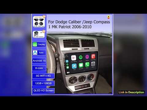 Android 15 Car Radio Multimidia Player Carplay For Dodge Caliber Jeep Compass 1 MK Patriot 2006 201