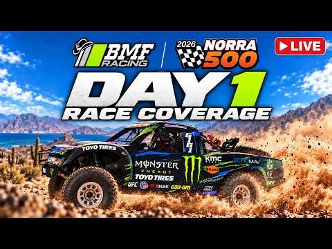LIVE: 2026 NORRA 500 Day 1 | Ride Along with BMF Racing