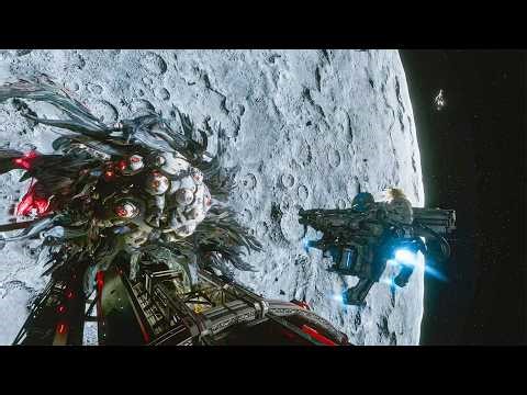 PRAGMATA - Final Boss & ENDING (PS5 Pro) Giant Moon Alien Battle 4K 60FPS