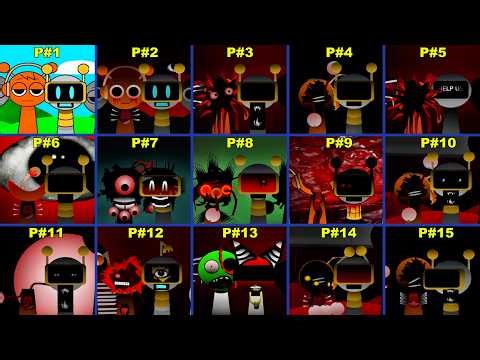 Mix all Oren and Funbot in Sprunki incredibox | Phase 1 vs Phase 2 vs Phase 3... vs Phase 15