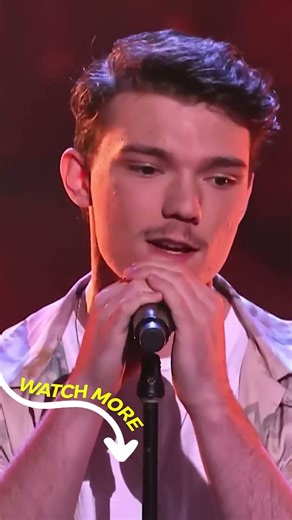 He Sings from the Heart... #thevoice #shorts