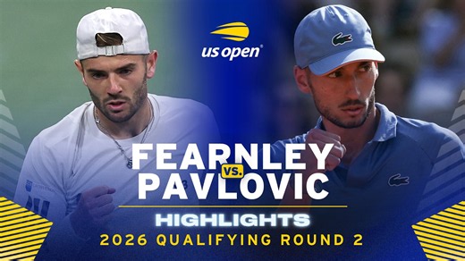 Jacob Fearnley vs. Luka Pavlovic Highlights | 2026 US Open Qualifying Round 2