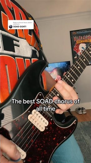 The best SOAD chorus of all time #systemofadown #guitarcover #metal #soad