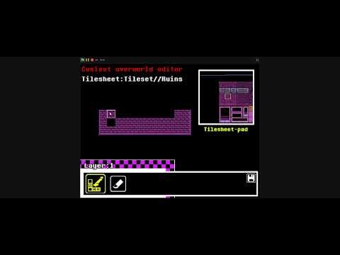 UNDERTALE ENGINE ULTIMATE[TURBOWARP] W.I.P 3 - Purple soul mode / overworld editor showcase!