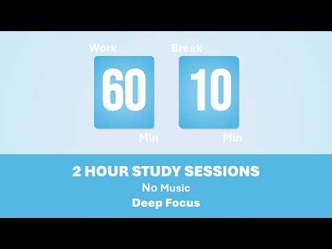 60/10 Pomodoro Timer ☁️❄️ 2 Hours study | No music | Soft Aesthetic | Pastel Blue Timer