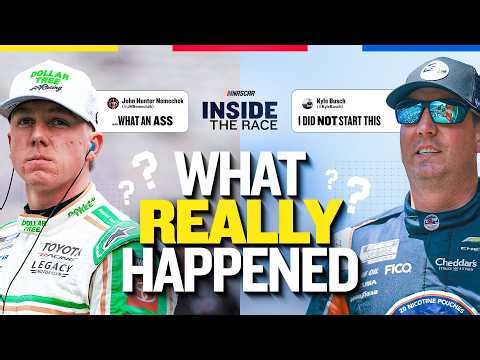What Happened Between Kyle Busch & John Hunter Nemechek? | NASCAR