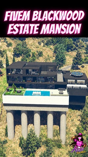 BlackWood Estate Mansion MLO for FiveM | Secret Rooms | Gang hideout Mlo