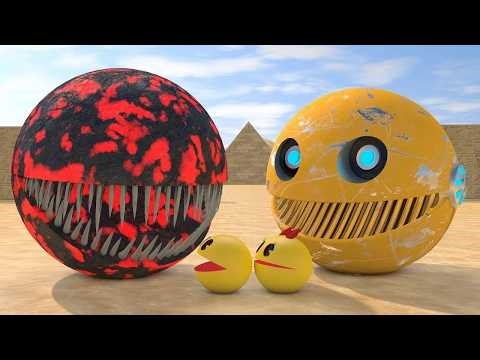 Live 3D Character Showcase – Sci-Fi Egyptian Pacman Universe in Unreal Engine 5 | Futuristic