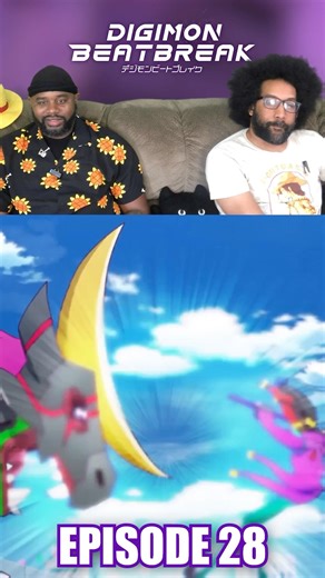 Y’all won’t believe it! #digimon #digimonbeatbreak #animereaction #shorts