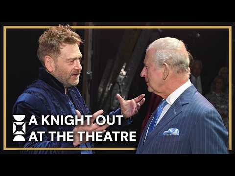 Giddy King Charles Attends Shakespeare Performance
