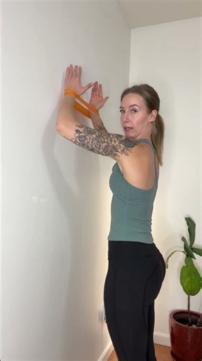 Serratus wall slide