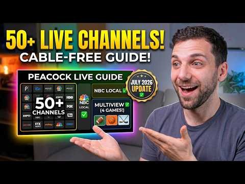 How to Watch Live TV Guide Without Cable on Peacock July 2026 Update ✅