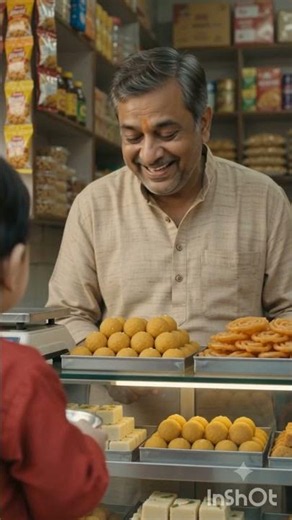 😱 जब नन्हा बच्चा पहुँचा मिठाई की दुकान! #aibabyvideo #aifunnyshorts #aivideo #aishorts