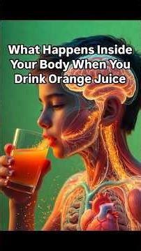 "Orange Juice: Amazing Health Benefits & Hidden Side Effects (3D Anatomical Journey)