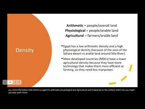 AP Human Geography CRAM – Population, Migration & DTM