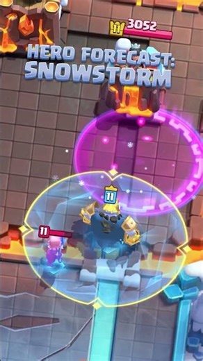 Fire meets Ice: Let the storm begin! 🌪️ #clashroyale