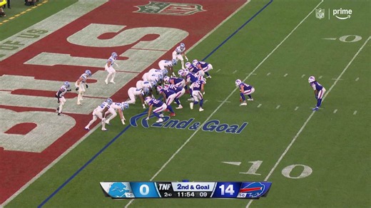 Josh Allen's fourth TD pass of 2026 locates Dawson Knox against Lions