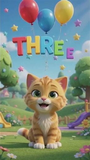 Three_03 #3danimation #educationalvideos #abcand123 #kidseducation #learningisfun #learnnumbers