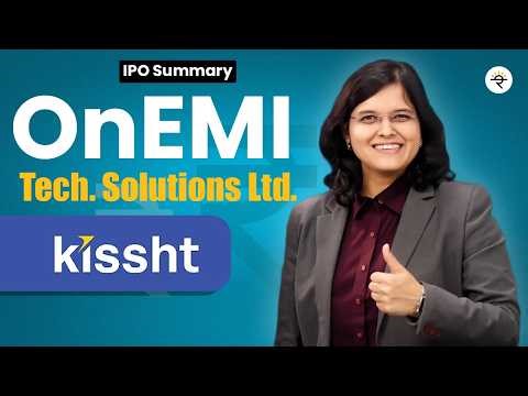OnEMI Tech. Solutions Ltd| IPO Summary |Top things you need to know about this IPO|CA Rachana Ranade