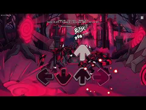 Gutlery - Friday Night Funkin - Vs RetroSpecter: Infernal Paradise University FULL GAMEPLAY