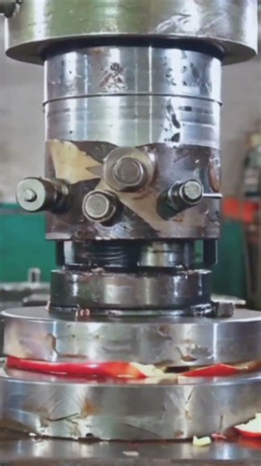 Hydraulic Press VS Apple #hydraulicpress #satifying #satisfyingvideo #oddlysatisfying