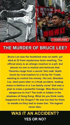 The Dark Truth About Bruce Lee's Mysterious Death #shorts