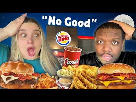 We TESTED 24 Hour FAST FOOD Restaurants After MIDNIGHT! [Food Challenge]