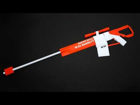 M 82 BARRETT SNIPER RIFLE | Paper Gun DIY 🔥 How to Make a Working Gun with Paper Only