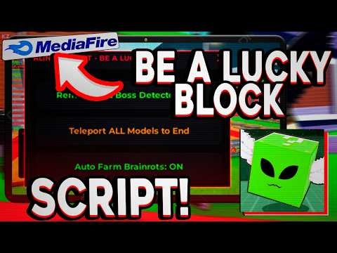 Be a Lucky Block SCRIPT *SEM KEY* - INFINITE BRAINROTS, DUPE, AUTOFARM! (CELULAR & PC) 2026