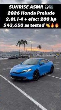 Does the New 2026 Honda Prelude Have Impressive Lighting for Over $40,000??