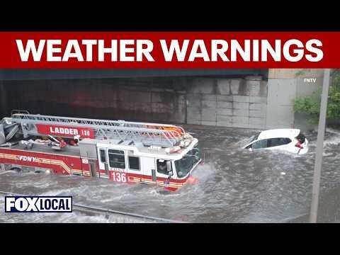 Severe thunderstorms cause flash flooding in NYC, thousands without power
