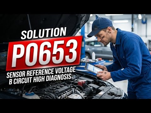 How To Fix P0653 OBD II Error Code - Sensor Reference Voltage B Circuit High Diagnosis
