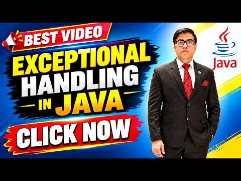 BEST Way to Learn Java Exception Handling in Java|Exceptions in Java| arrayindexoutofboundexception