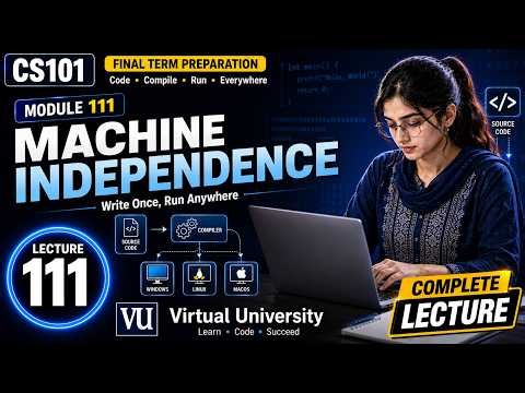 Module 111 - Machine Independence | Introduction to Computing | CS101 | Virtual University