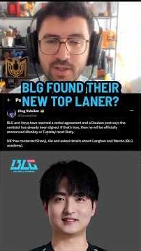 Is This The End of The BLG Toplane Saga?