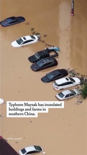 Deadly Typhoon Bursts Dam Wall as Heavy Rains Inundate China