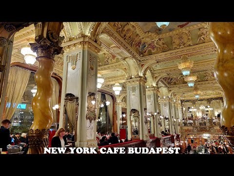 NEW YORK CAFE BUDAPEST - The most beautiful cafe in the world 4K