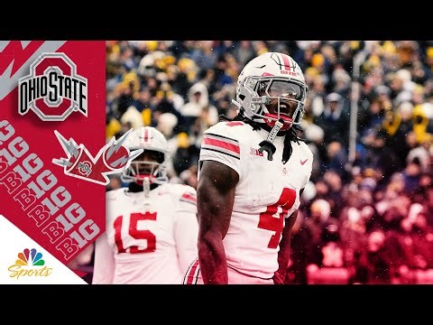 Highlights: Ohio State's Jeremiah Smith COULDN'T BE STOPPED in 2025 season | Big Ten on NBC