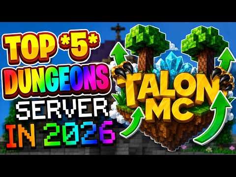 TOP 5 *BEST* OP MINECRAFT DUNGEONS SERVERS TO PLAY IN 2026... | JAVA + BEDROCK