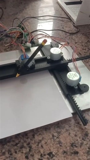 🤯 DIY Drawing Machine Using Arduino ✍️ | Automatic Sketch Robot 🔥