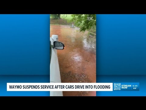 Waymo pauses operations in Atlanta after driverless vehicles get stuck in floods | Reaction