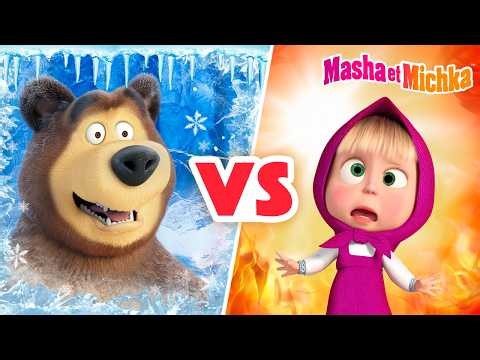 🔥🥊❄️ Chaud vs Froid ! 🚒🔥 Hot VS Cold! 🥵🥶 Collection d'épisodes 👱‍♀️🐻 Masha et Michka