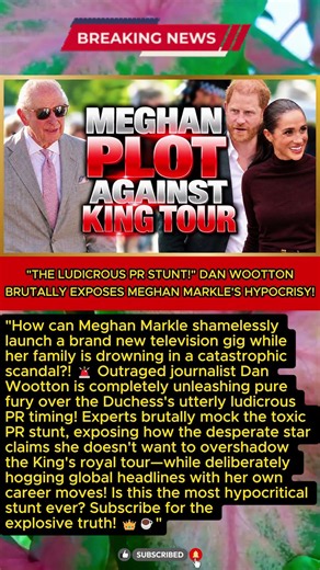 "THE LUDICROUS PR STUNT!" DAN WOOTTON BRUTALLY EXPOSES MEGHAN MARKLE'S HYPOCRISY!