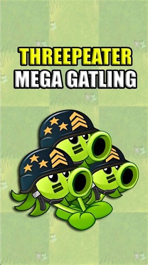 PVZ2 Gardenless: Threepeater Mega Gatling!
